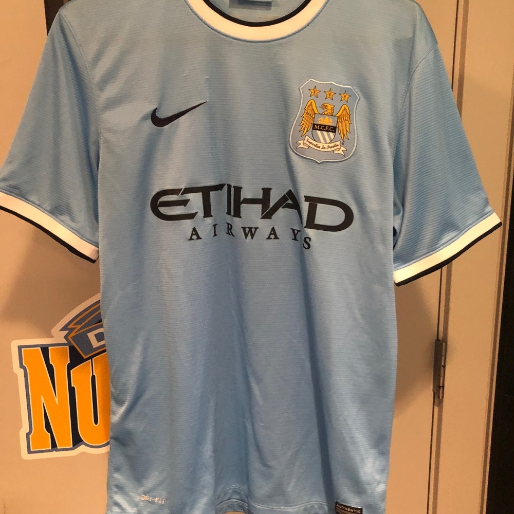 Manchester City Authentic Soccer Jersey